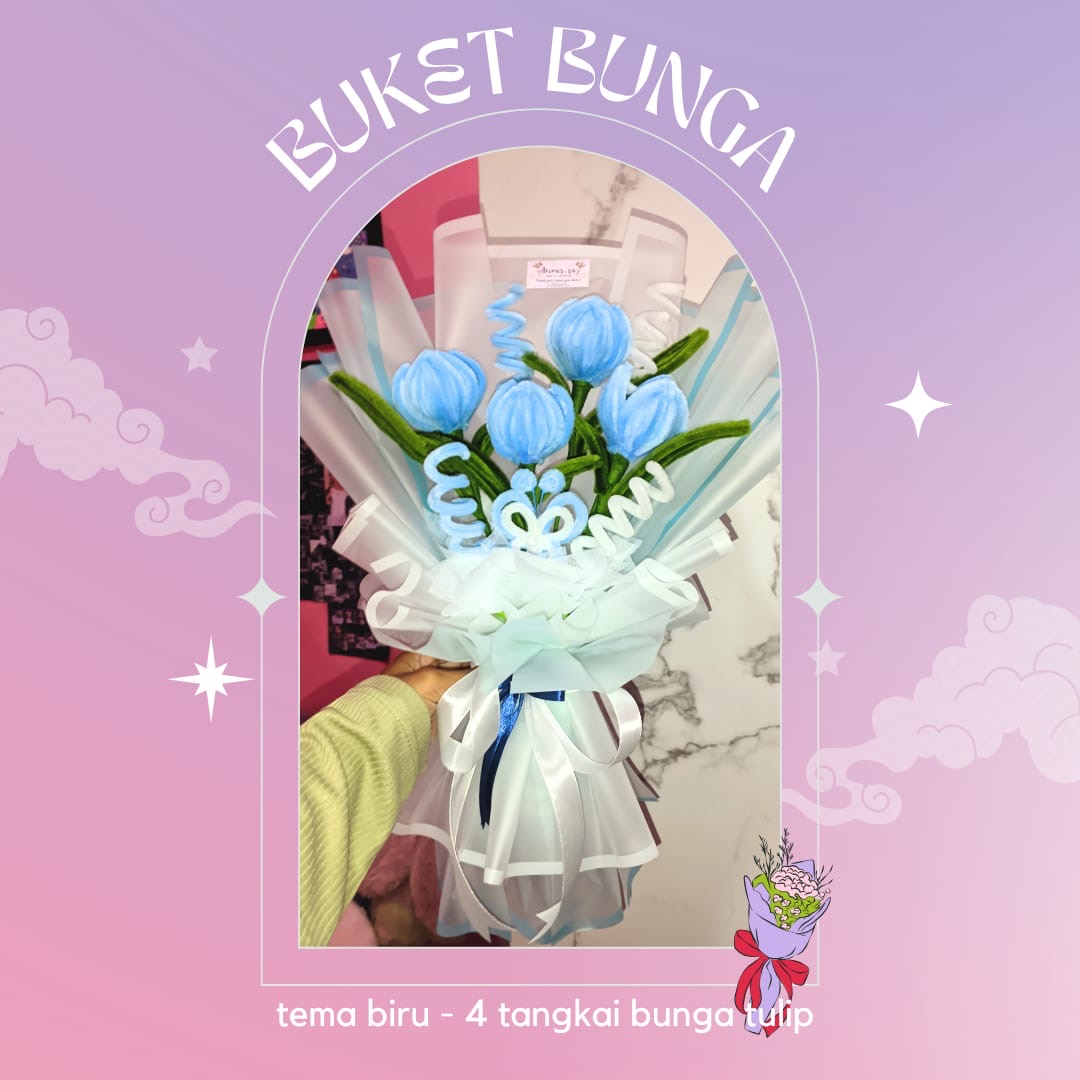 buket bunga tulip