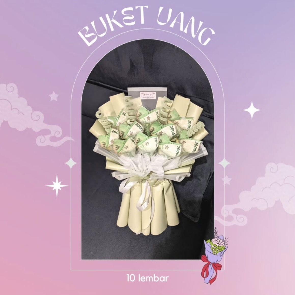 buket uang 10 lembar